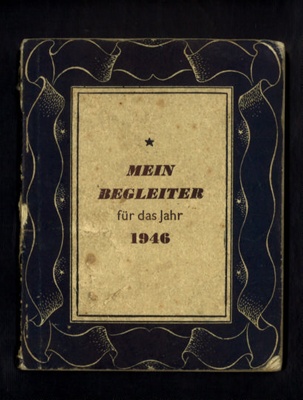 1946 Mein Begleiter - exercise book comtaining notes on learning English written by Romanian Eden Camp P.O.W. Martini Martin; 26788