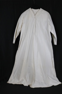 2 Ladies cream cotton nightgowns; 73424