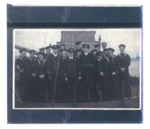 Copies (5) of photograph - crew of "H.M.S. Almond" - (one copy on display in m001); 36266