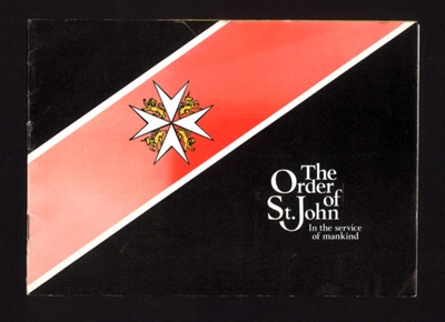 Pamphlet - "The order of St. John in the service of mankind" - post war; 5378