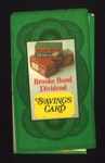 Savings card - "Brooke Bond dividend tea" - with stamps - 1960s; 6085