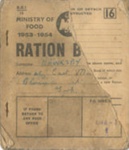 Ration Book - 1953-54 - In the name of Hawksby - York; 83511
