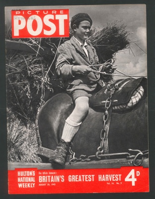 Picture Post Magazine -  29/8/1942 - Feat.  Britain's Greatest Harvest; 79816 Picture Post Magazine -  29/8/1942 - Feat.  Britain's Greatest Harvest; 79816