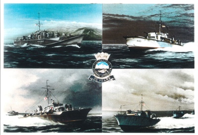 Print with various copies - Coastal Forces Veterans Association - 25 years - shows: mgb 647 - bpb 13 - bpb 440; 36456 Print with various copies - Coastal Forces Veterans Association - 25 years - shows: mgb 647 - bpb 13 - bpb 440; 36456