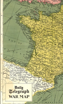Map - "Daily Telegraph" War Map - Europe; 6011 Map - "Daily Telegraph" War Map - Europe; 6011