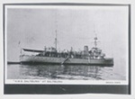 Photograph - "H.M.S. Saltburn" - hunt class minesweeping sloop - "Smoky Joe" - pennant no: n58; 33091