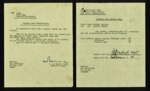 Administration letters (5) - relating to P.O.W.s & Mr Barnes involvement with Eden Camp - Rudston Camp - Thorpe Hall & Buckton Camps; 36224 Administration letters (5) - relating to P.O.W.s & Mr Barnes involvement with Eden Camp - Rudston Camp - Thorpe Hall & Buckton Camps; 36224