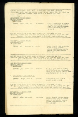 Eden Camp last Standing orders - Last Part III Order Issued Serial No 14 dated 5th April 1948.; 8028