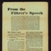 German propaganda leaflet - "From the Fuhrer's speech" - dropped over Bridlington area on 04/08/1940; 4/08/1940; 5228