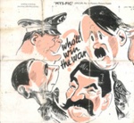 Leaflet - Horoscope Cancer (the crab) & "Mystery picture puzzle no: 5 - Who will win the war"; 36682