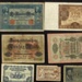 Foreign notes- German mark, French francs, Egyptian piastres, B.A.F 6 pence note, Italian lira etc ; 78857