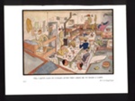 Cartoon - British P.O.W.s in crowded hut - "Yes, I quite gave up Cunard after they asked me to share a cabin" - by W.S.A. Clough-Taylor; 5057 Cartoon - British P.O.W.s in crowded hut - "Yes, I quite gave up Cunard after they asked me to share a cabin" - by W.S.A. Clough-Taylor; 5057