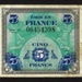 Bank note - Allied invasion currency - cinq francs - 1944; 1/01/1944; 6436