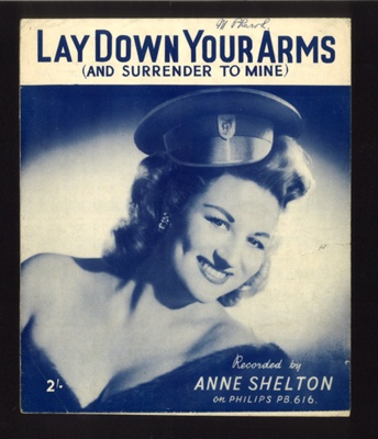 Sheet Music -"Lay Down Your Arms"By Leon Land & Ake Gerhard - English Lyrics by Paddy Roberts; 9107