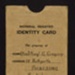 National health service medical card (in identity card wallet) - Margaret G. Gregory - Scarborough - 27/09/1950; 27/09/1950; 2372