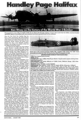 Magazine article - "Handley Page Halifax" - Ken Wixey on the history of the World War 2 Bomber; 37768