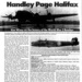 Magazine article - "Handley Page Halifax" - Ken Wixey on the history of the World War 2 Bomber; 37768 Magazine article - "Handley Page Halifax" - Ken Wixey on the history of the World War 2 Bomber; 37768