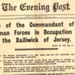 Reproduction - the evening post 09/07/1940 - "Orders of the commandant of the German forces in occupation of the bailiwick of Jersey"; 9/07/1940; 5574