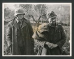 Photograph - two German soldiers captured by Indian troops outside Ortona - Italy - 16/12/1943; 16/12/1943; 2619 Photograph - two German soldiers captured by Indian troops outside Ortona - Italy - 16/12/1943; 16/12/1943; 2619