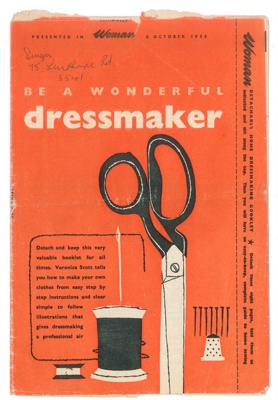 Dressmaking booklet - "Be a Wonderful Dressmaker" - 06/10/1956; 6/10/1956; 37348