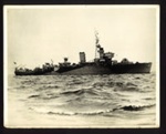 Photograph - "H.M.S. Orestes" - commissioned 25th March 1943 - paid off April 1947 - adopted by egham - Surrey; 8875