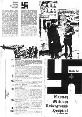 Photocopies (2) - plan & text re: German military underground hospital - St. Lawrence - Jersey; 7598