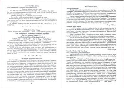 Copy of "The Sweeper" - Newsletter of the Algerines Association - Summer 2001; 36235 Copy of "The Sweeper" - Newsletter of the Algerines Association - Summer 2001; 36235