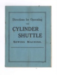 Instruction booklet - "Directions for operating the cylinder shuttle sewing machine" - (see item no: 37240); 37241