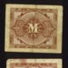 Bank notes (2) - German occupation currency - eine mark (1) & funfzig pfennig (1) - 1944; 1/01/1944; 7582