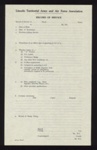 Record of service forms - Lincoln Territorial Army and Air Force Association - March 1943; 1/03/1943; 5595