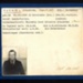 German P.O.W. record card - Friedrich Bersch - German - Dob 29/12/1909; 6608