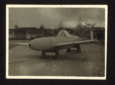 Photograph - Japanese "Kamikaze" suicide bomber - Singapore - 1946; 1/01/1946; 6306