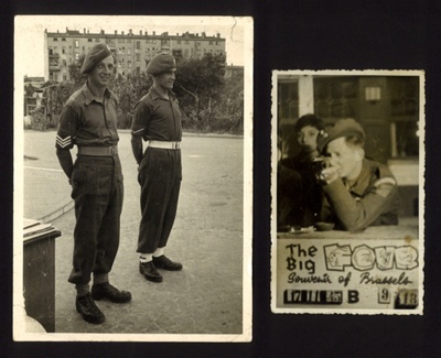 Photographs (3) - British soldiers in Berlin - including one at Spandau Prison 1945 or 1946; 1/01/1945; 5460