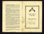 Civil Defence information leaflet no: 4 - "Your food in war-time" - July 1939; 1/07/1939; 13116