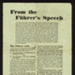 German propaganda leaflet - "From the Fuhrer's speech" - dropped near Malton; 5187 German propaganda leaflet - "From the Fuhrer's speech" - dropped near Malton; 5187