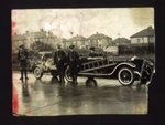 Photograph - Scalby (Scarborough) "AFS" - auxiliary fire service - with car and tender; 7601
