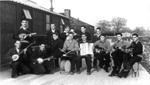 Photograph - Italian P.O.W. band at Eden Camp - 1942 to 1944
Bruno Armidio sat second from right playing guitar; 36225 Photograph - Italian P.O.W. band at Eden Camp - 1942 to 1944
Bruno Armidio sat second from right playing guitar; 36225