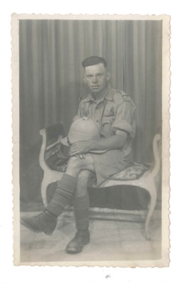 Photograph - Gnr R.W. Jones 1738232 223/32 L.A.A. Regiment R.A. - Malta - (copy in hut 19); 35994