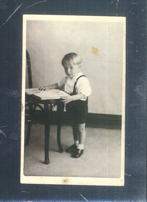 Photograph - John Anderson - aged 3 - sent to an uncle who was a P.O.W. in Stalag VIIIB; 37900 Photograph - John Anderson - aged 3 - sent to an uncle who was a P.O.W. in Stalag VIIIB; 37900