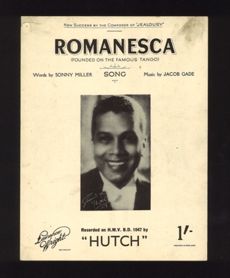 Sheet Music - "Romanesca" by Sonny Miller & Jacob Gade - 1942; 1/01/1942; 6192
