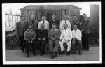 Photographs (2) - group of German P.O.W.s - Eden Camp - 1948 - prior to liberation; 1/01/1948; 2850 Photographs (2) - group of German P.O.W.s - Eden Camp - 1948 - prior to liberation; 1/01/1948; 2850