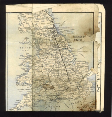 Railway map - Scotland - English North Eastern railway system - Leeds & Hull district railway; 2246
