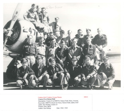 Cadets Group Photograph - Including Ron Bishop -  From Course 23 - 1944/1945 - Photo No. 00013; 83387 Cadets Group Photograph - Including Ron Bishop -  From Course 23 - 1944/1945 - Photo No. 00013; 83387