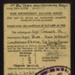 Army form A.2038 - "War Department Driving Permit" - Sgt A. Turner - 1st Bn York and Lancaster Regiment - 01/06/1948; 1/06/1948; 5015