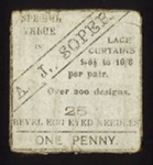 Packet (empty) - "WM. Allwood & Sons Ltd" 25 bevel egg eyed needles; 6040 Packet (empty) - "WM. Allwood & Sons Ltd" 25 bevel egg eyed needles; 6040