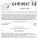 Newsletter - "GENSHEET 28" August 1998 - Newsletter of 76 Squadron R.A.F. & 44 Base Radar; 1/08/1998; 37763 Newsletter - "GENSHEET 28" August 1998 - Newsletter of 76 Squadron R.A.F. & 44 Base Radar; 1/08/1998; 37763