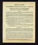 Board of Trade - war risks insurance act 1939 - form C.I.S. 5 - instruction form - August 1939; 1/08/1939; 2234 Board of Trade - war risks insurance act 1939 - form C.I.S. 5 - instruction form - August 1939; 1/08/1939; 2234