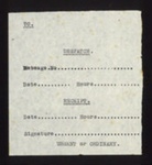 Home Guard message despatch and receipt dockets; 5592 Home Guard message despatch and receipt dockets; 5592