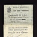 A.R.P Warden's appointment card (navy blue) - "T. Wigelsworth" - 24/09/1940; 24/09/1940; 6445 A.R.P Warden's appointment card (navy blue) - "T. Wigelsworth" - 24/09/1940; 24/09/1940; 6445