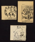 German press cuttings (3) - cartoons; 5001